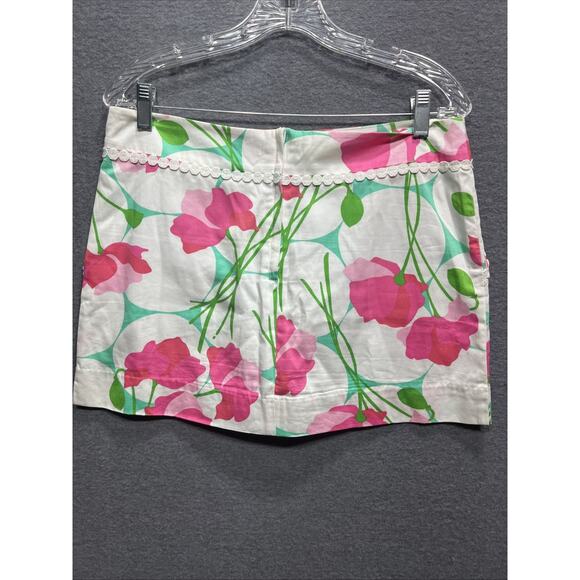 Lilly Pulitzer Pansy Floral Multicolor Skort Womens Size 6 - Picture 5 of 11